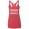 Dogs Are My Favorite People Triblend Tank