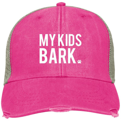 My Kids Bark Hat Trucker Cap