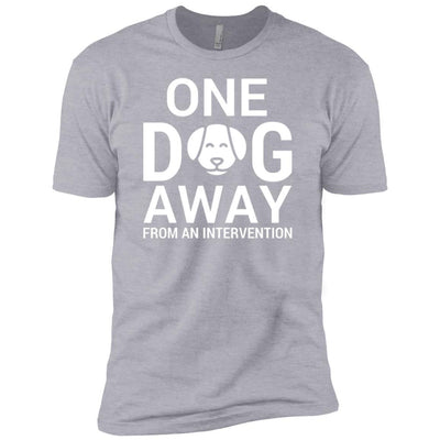 One Dog Away From An Intervention Premium Tee