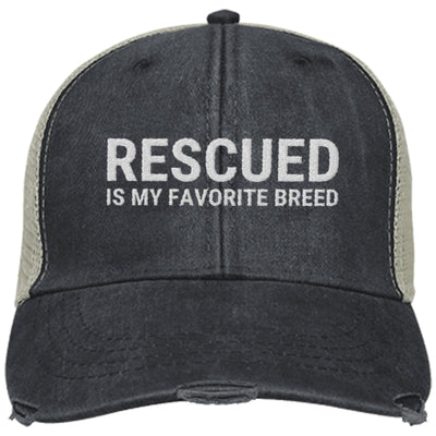 Rescued Is My Favorite Breed Trucker Cap