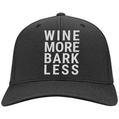 Wine More Bark Less Twill Cap