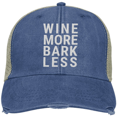 Wine More Bark Less Trucker Cap