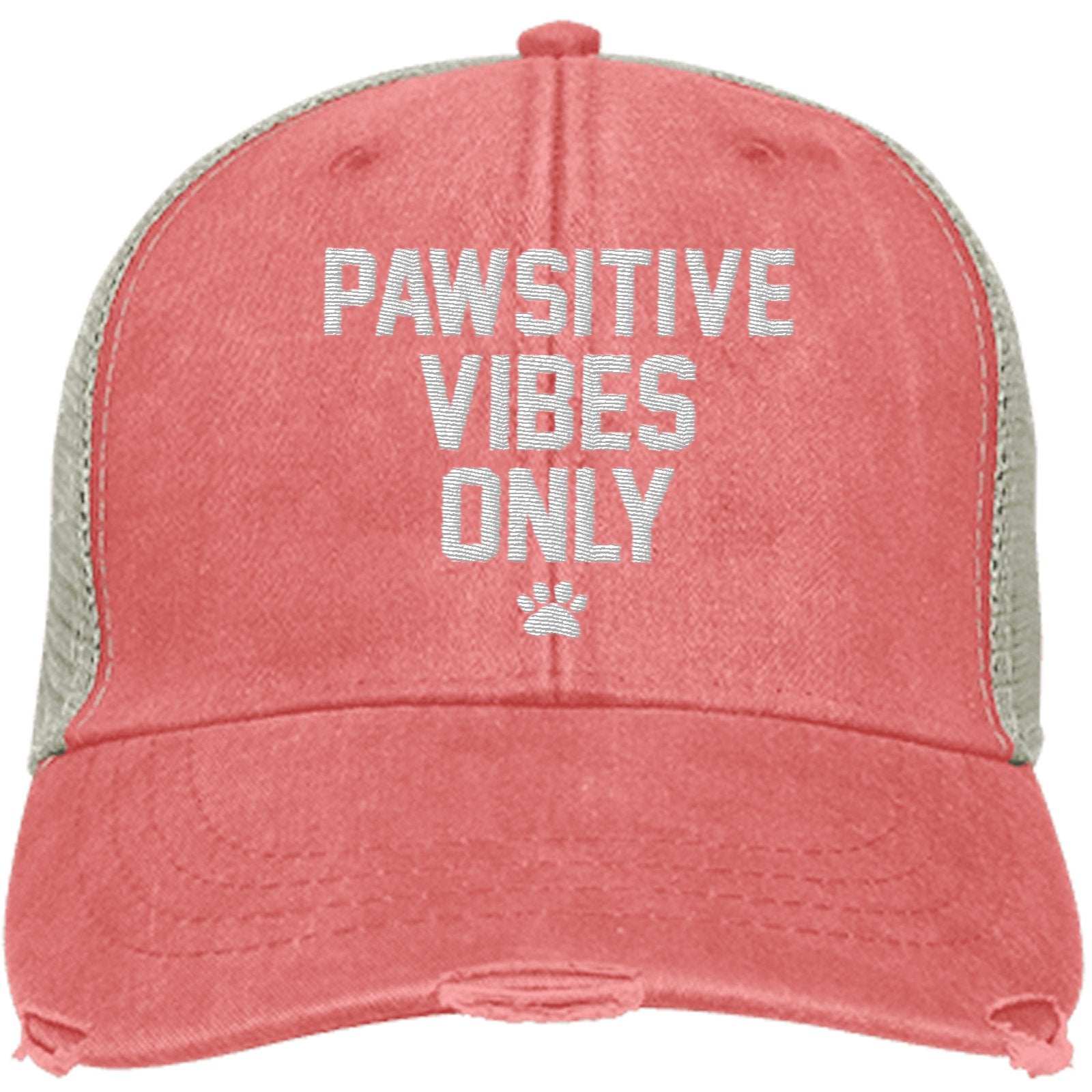 Pawsitive Vibes Only Trucker Cap