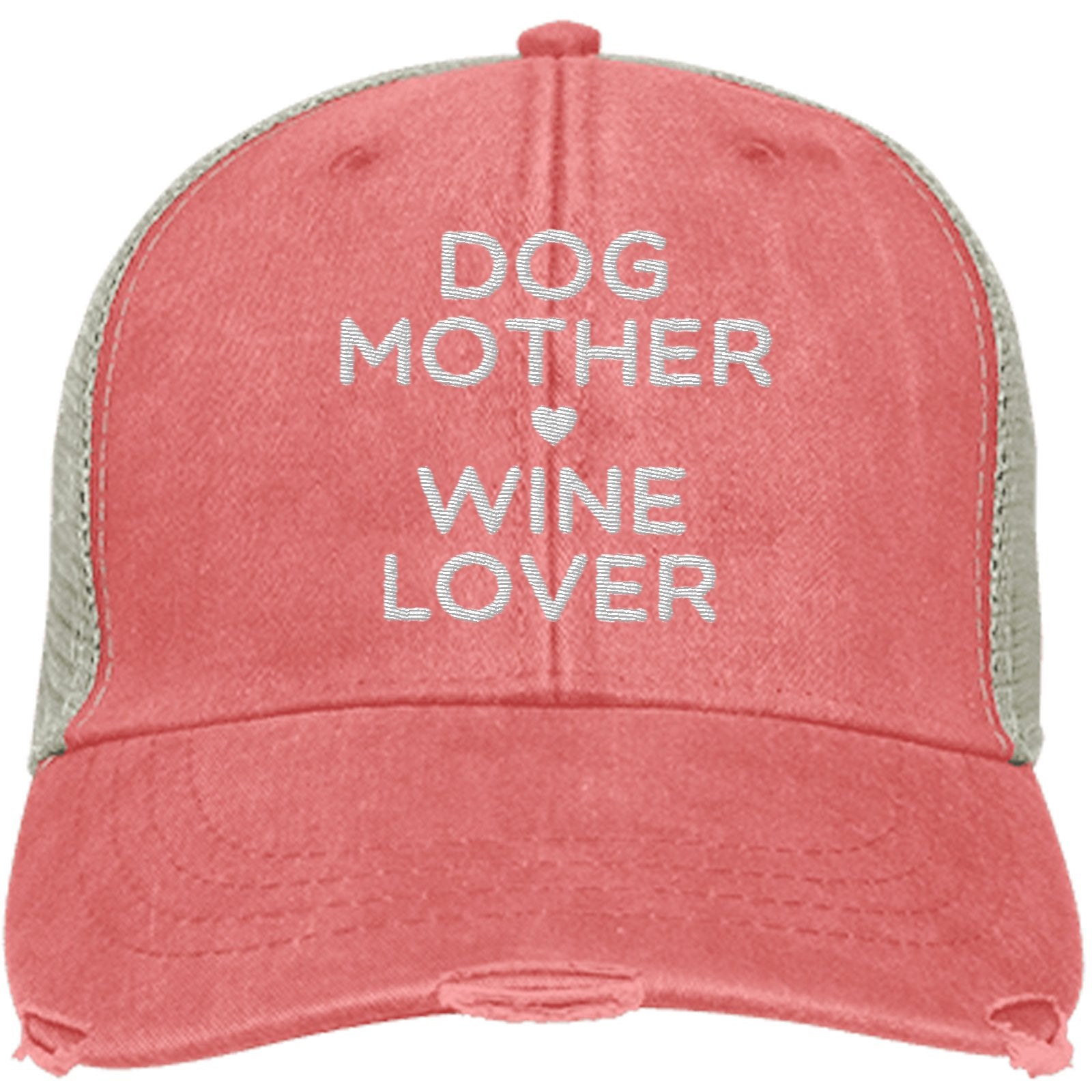 Dog Mother, Wine Lover Trucker Cap