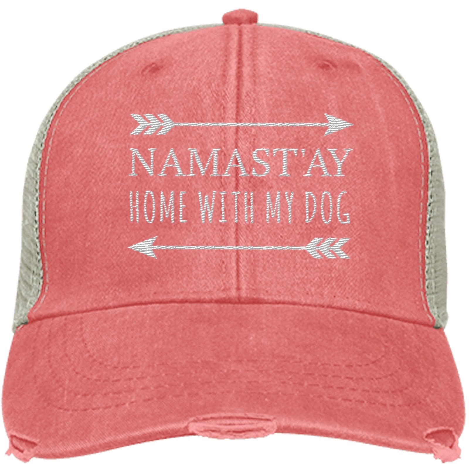Namast'ay Home With My Dog Trucker Cap