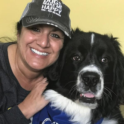 Dogs Make Me Happy, You...Not So Much Distressed Mesh Trucker Cap