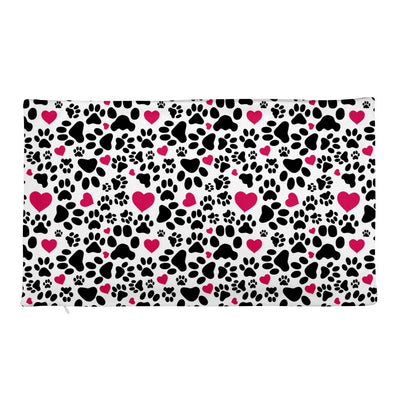 I Heart Paws Premium Pillow Case