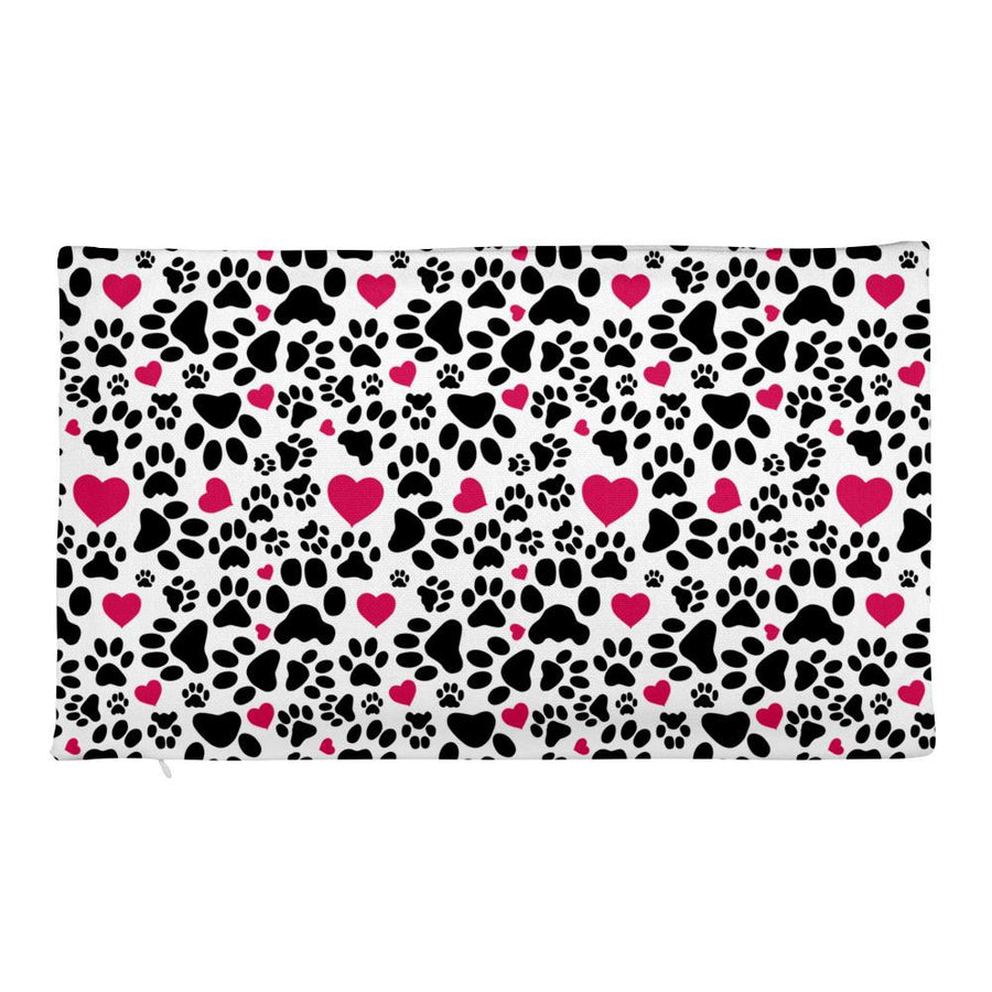 I Heart Paws Premium Pillow Case