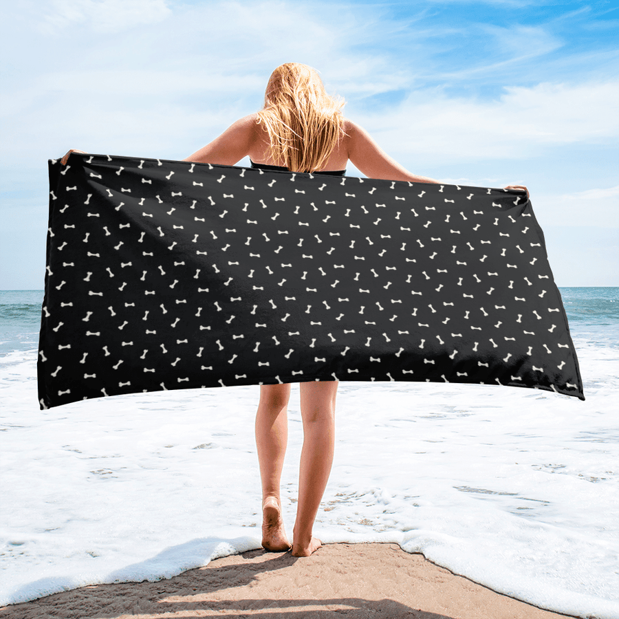 Dog Bones Beach Towel