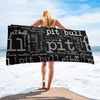 Pit Bull Lives Matter Beach Towel