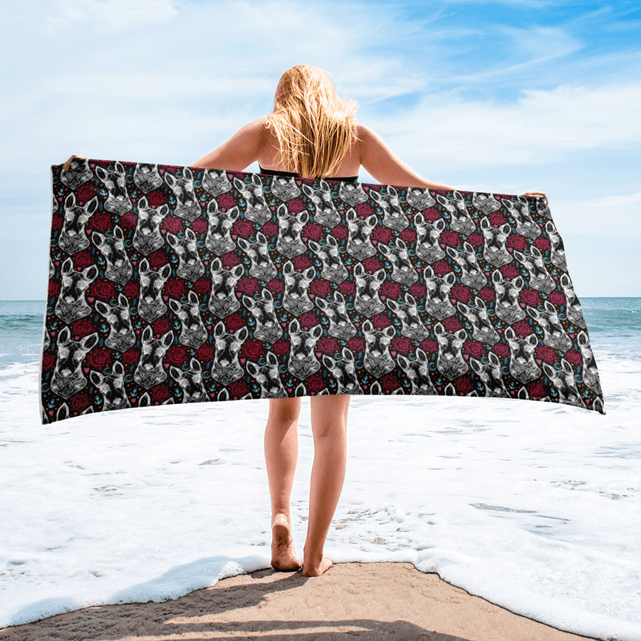 Dog Crazy Beach Towel