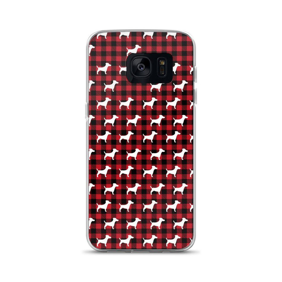 Dogs On Plaid Samsung Case