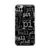 Pitbull Love iPhone Case
