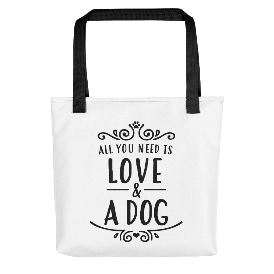 All You Need Is Love & A Dog Tote bag