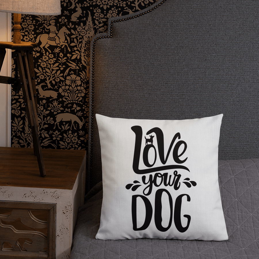 Love Your Dog Premium Pillow