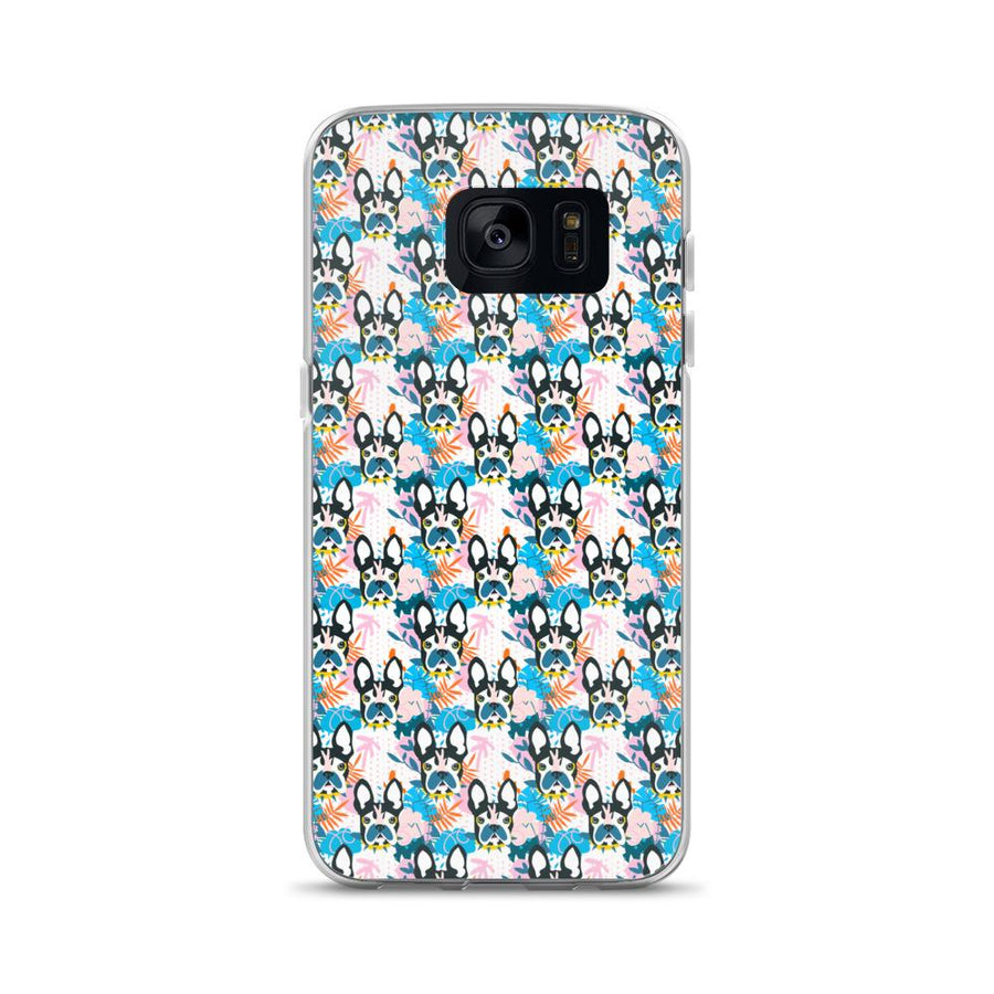 Tropical Boston Terrier Samsung Case