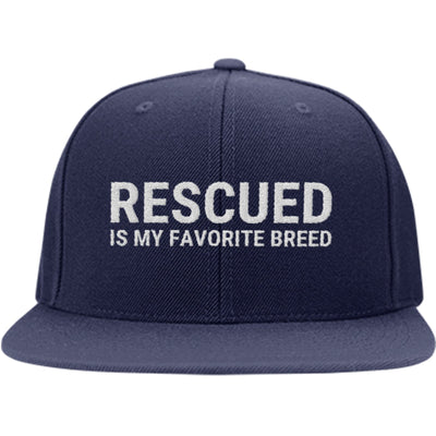 Rescued Is My Favorite Breed Snapback Hat