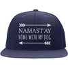 Namast'ay Home With My Dog Snapback Hat