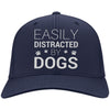 Easily Distracted By Dogs Twill Cap